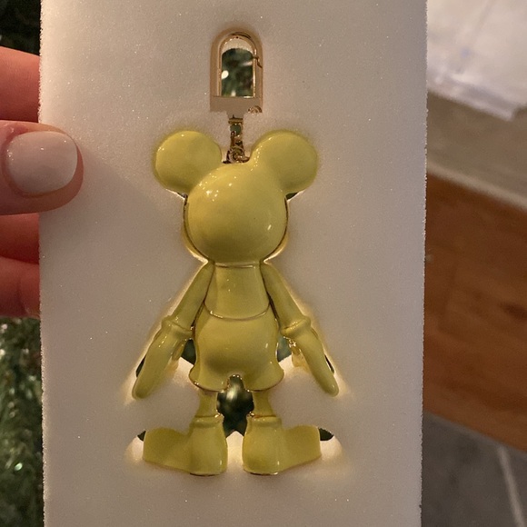 Yellow - Baublebar Mickey Mouse Keychain - Picture 3 of 5